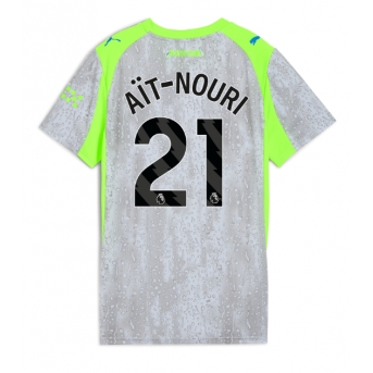 Billige Fotballdrakt Manchester City Rayan Ait-Nouri #21 Replika Tredjedrakt Dame 2025-26 Kortermet